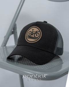 GORRA CURVA CICLISMO NEGRA