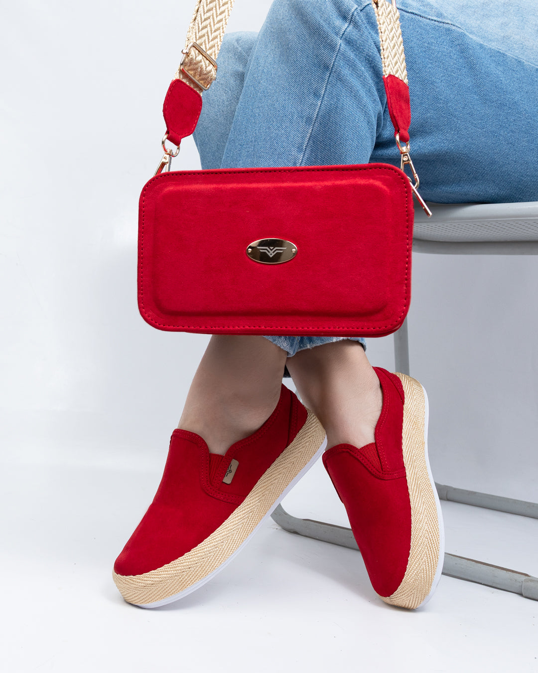 COMBO BANDOLERO ROJO