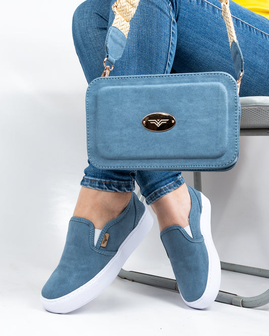 COMBO INDIGO 8038 SUELA BLANCA