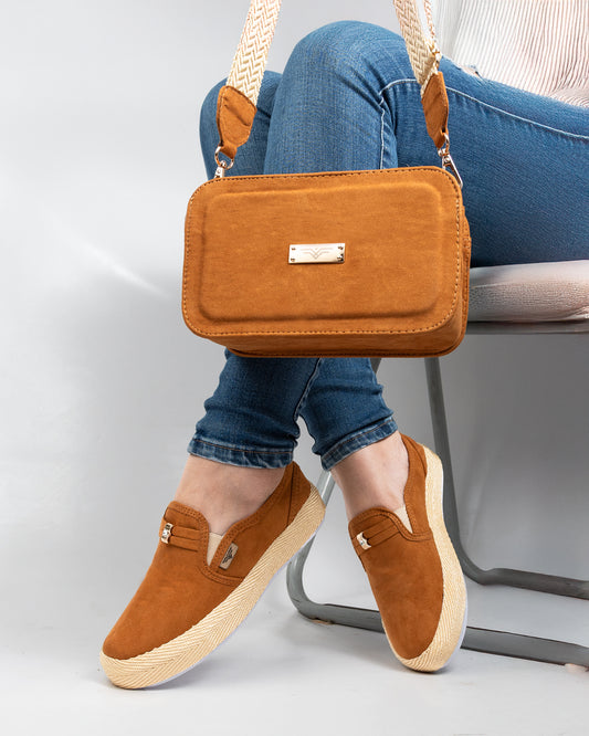 COMBO BANDY GAMUZA MIEL