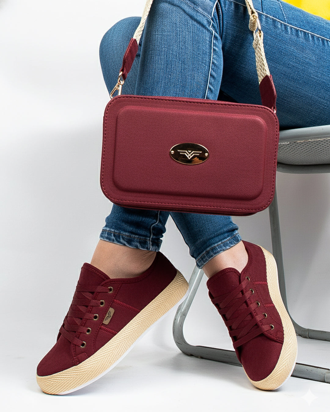 8040 COMBO GAMUZA VINOTINTO