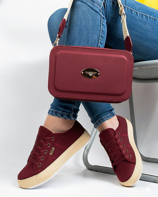 8040 COMBO GAMUZA VINOTINTO