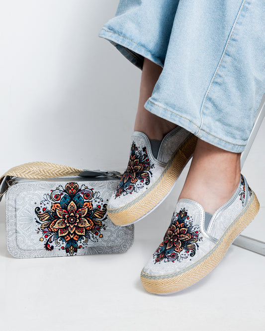 8038 Combo Mandala Hoppe Bolso + Zapatos