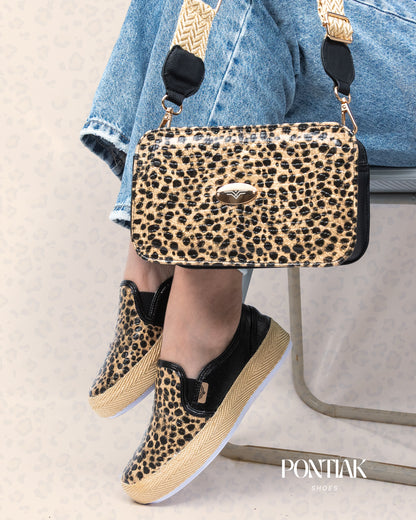 8038 Combo Leopardo Beige