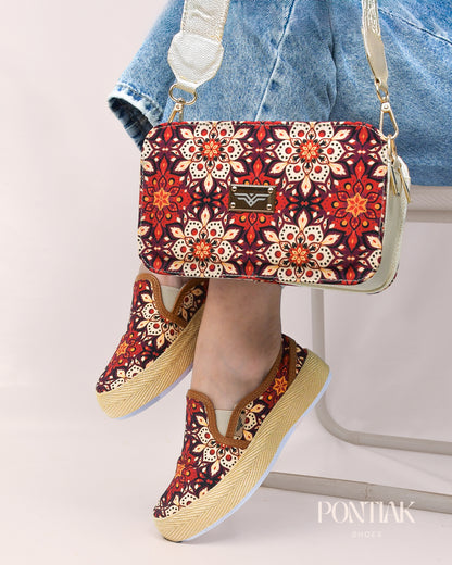 COMBO BANDY TABACO TEJIDO