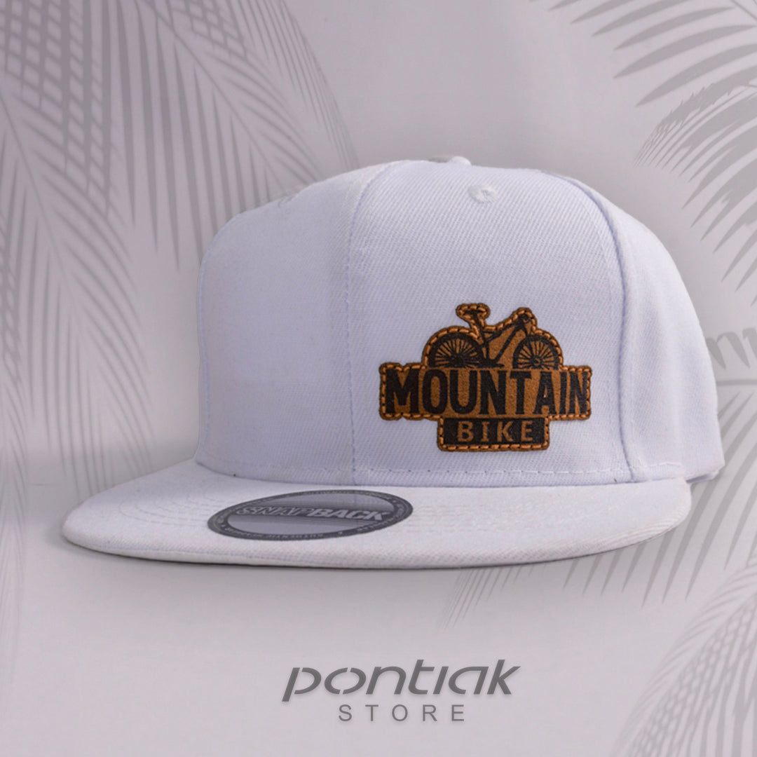 GORRA PLANA MOUNTAIN BIKE BLANCA