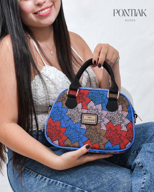 BOLSO KITTY MANDALA GEOMETRIC