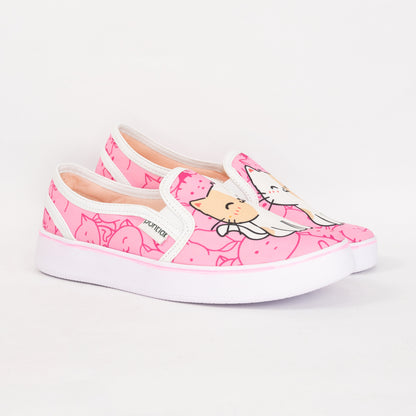 NIÑA ROSA X GATO TOM